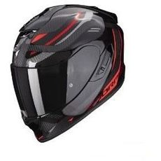 SCORPION PRILBA NA MOTOCYKEL EXO-1400 EVO CARBON AIR KYDRA, ČIERNA/ČERVENÁ