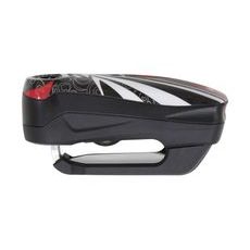 ZÁMOK NA KOTÚČOVOU BRZDU S ALARMOM DETECTO RS1 SONIC (TŔŇ 3 X 5 MM), ABUS (FLAME BLACK)