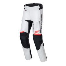 ALPINESTARS BOGOTA PRO DRYSTAR HONDA KOLEKCIA – MOTOCYKLOVÉ NOHAVICE NA CESTNÚ JAZDU (SVETLO SIVÁ/ČERVENÁ FLUO/ČIERNA) 2024