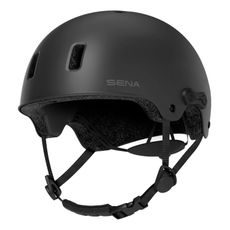 UNIVERZÁLNY ŠPORTOVÝ PRILBA S HEADSETOM RUMBA, SENA (MATNÁ ČIERNA)