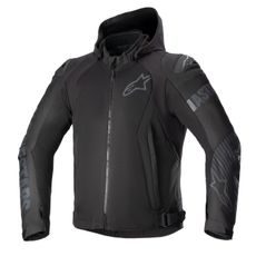 ALPINESTARS ZACA AIR WATERPROOF – MOTOCYKLOVÁ BUNDA NA CESTNÚ JAZDU (ČIERNA/ČIERNA) 2024