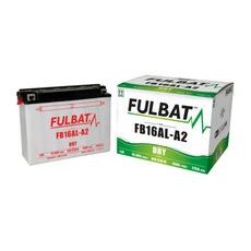 BATÉRIA 12 V, YB16AL-A2, 16,8AH, 175A, KONVENČNÉ 207X71,5X164 FULBAT (VR. BALENIE ELEKTROLYTU)