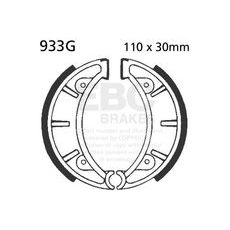BRZDOVÉ ČEĽUSTE -SADA EBC 933G DRÁŽKOVANÝ