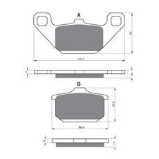 BRZDOVÉ OBLOŽENIE GOLDFREN 037 S3