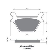 BRZDOVÉ OBLOŽENIE GOLDFREN 056 AD