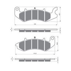 BRZDOVÉ OBLOŽENIE GOLDFREN 393 S33 STREET FRONT