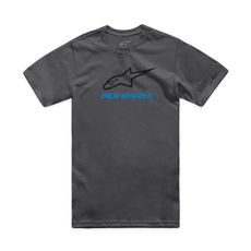 ALPINESTARS ALWAYS 2.0 CSF – VOĽNOČASOVÉ MOTO TRIČKO (SIVÁ/ČIERNA/MODRÁ)