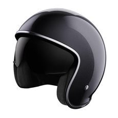 OPEN FACE HELMET STORMER PRIME BLACK PEARLY XL