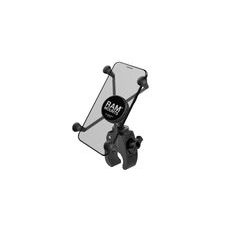 KOMPLETNÉ SESTAVA DRŽIAKU PRE VEĽKÉ MOBILNÝ TELEFÓNY X-GRIP SA "SNAP-LINK TOUGH-CLAW" UPÍNANÍM NA RIADIDLÁ, RAM MOUNTS