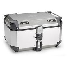 MONOKEY TOPCASE K-FORCE - 58L, KAPPA (STRIEBORNÝ, HLINÍK, 55,5X32,3X45,4)