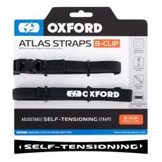 ZAVAZADLOVÉ POPRUHY ATLAS B-CLIP, OXFORD (ČIERNA, 17MM X 1,2M)