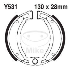 BRZDOVÉ ČEĽUSTE -SADA EBC Y531 VRÁTANE PRUŽÍN