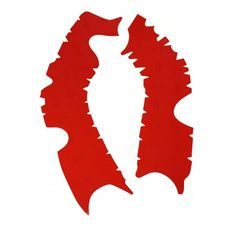 RUBBER FRAME PADS VIBRAM M7354R OFF-ROAD ČERVENÁ