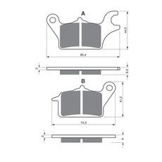 BRZDOVÉ OBLOŽENIE GOLDFREN 357 AD