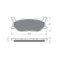 BRZDOVÉ OBLOŽENIE GOLDFREN 048 AD