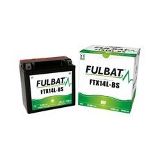 BATÉRIA 12 V, YTX14L-BS, 12,6AH, 200A, BEZÚDRŽBOVÁ MF AGM 150X87X145 FULBAT (VR. BALENIE ELEKTROLYTU)