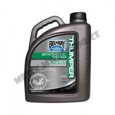 MOTOROVÝ OLEJ BEL-RAY THUMPER RACING WORKS SYNTHETIC ESTER 4T 10W-50 4 L
