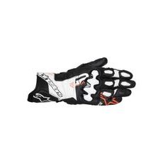 ALPINESTARS GP PLUS R V3 – MOTOCYKLOVÉ RUKAVICE NA CESTNÚ JAZDU (ČIERNA/BIELA/ČERVENÁ FLUO) 2025
