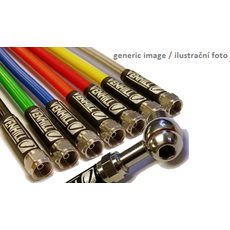 HADICA SPOJKY VENHILL POWERHOSEPLUS KAW-11010C-RD (1 HADICA V SADE) RED HOSES, CHROME FITTINGS