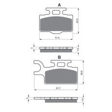 BRZDOVÉ OBLOŽENIE GOLDFREN 167 K5