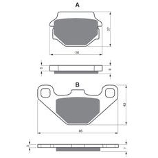 BRZDOVÉ OBLOŽENIE GOLDFREN 084 K5