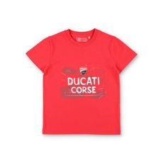 TRIČKO DUCATI CORSE DETSKÉ (ČERVENÁ)