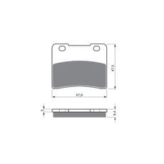 BRZDOVÉ OBLOŽENIE GOLDFREN 172 S3