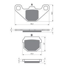 BRZDOVÉ OBLOŽENIE GOLDFREN 047 K1