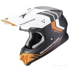 SCORPION PRILBA NA MOTOCYKEL VX-16 EVO AIR FUSION, ČIERNA/ORANŽOVÁ/BIELA