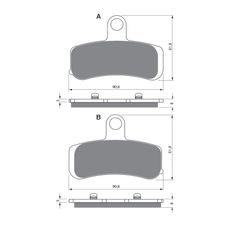 BRZDOVÉ OBLOŽENIE GOLDFREN 275 AD