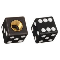 ČIAPOČKY VENTILKOV LUCKY DICE, OXFORD (ČIERNE, PÁR)