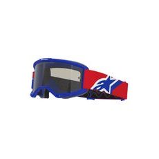 ALPINESTARS VISION SAND – MOTOKROSOVÉ OKULIARE NA MX A ENDURO (MODRÁ/ČERVENÁ/BIELA, TMAVO DYMOVÉ PLEXI) 2026