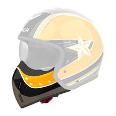 BRADOVÝ CHRÁNIČ PRO PŘILBU J110, AIROH (COMMAND - ŽLUTÝ LESKLÝ)