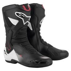 ALPINESTARS SMX-6 3 – MOTOCYKLOVÉ TOPÁNKY NA CESTNÚ JAZDU (ČIERNA/BIELA/ČERVENÁ) 2025