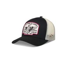 ALPINESTARS HERITAGE PATCH TRUCKER – VOĽNOČASOVÁ ŠILTOVKA (ČIERNA/KRÉMOVÁ)