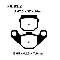 BRZDOVÉ OBLOŽENIE EBC FA083/2TT