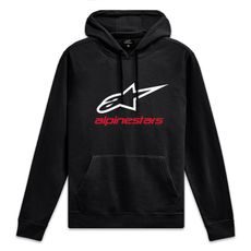 ALPINESTARS ALWAYS HOODIE 3 – VOĽNOČASOVÁ MOTO MIKINA (ČIERNA/BIELA/ČERVENÁ)
