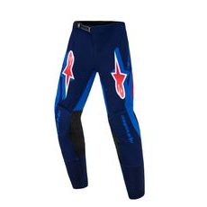 ALPINESTARS SUPERTECH VISTA YOUTH – DETSKÉ MOTOKROSOVÉ NOHAVICE NA MX A ENDURO (TMAVO MODRÁ/KORÁLOVÁ/KOBALTOVÁ) 2026