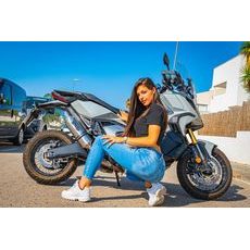 SLIP-ON EXHAUST GPR SATINOX HON.269.SAT BRUSHED STAINLESS STEEL INCLUDING REMOVABLE DB KILLER AND LINK PIPE