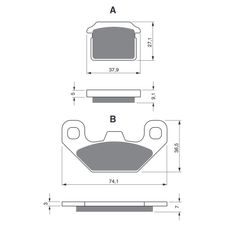 BRZDOVÉ OBLOŽENIE GOLDFREN 320 AD