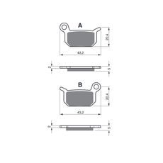 BRZDOVÉ OBLOŽENIE GOLDFREN 190 AD