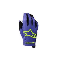ALPINESTARS RADAR YOUTH – DETSKÉ MOTOKROSOVÉ RUKAVICE NA MX A ENDURO (FIALOVÁ/ŽLTÁ FLUO) 2026