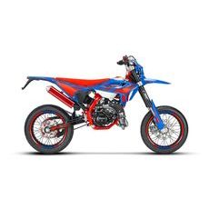 MOTOCYKEL BETA RR MOTARD 50 2T TRACK ČERVENÁ/MODRÁ