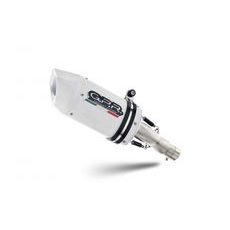 SLIP-ON EXHAUST GPR ALBUS EVO4 E4.S.192.GT.ALBE4 WHITE GLOSSY INCLUDING REMOVABLE DB KILLER AND LINK PIPE
