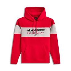 ALPINESTARS CUBIC HOODIE – VOĽNOČASOVÁ MOTO MIKINA (ČERVENÁ/SIVÁ)