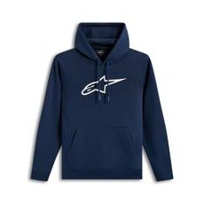 ALPINESTARS AGELESS HOODIE 3 – VOĽNOČASOVÁ MOTO MIKINA (MODRÁ/BIELA)