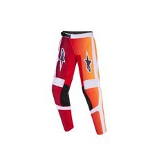 ALPINESTARS FLUID PORTL YOUTH – DETSKÉ MOTOKROSOVÉ NOHAVICE NA MX A ENDURO (ČERVENÁ/ORANŽOVÁ/SVETLO SIVÁ) 2026