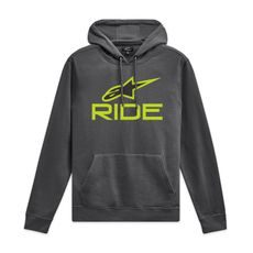 ALPINESTARS RIDE 4.0 – VOĽNOČASOVÁ MOTO MIKINA (SIVÁ/ŽLTÁ/ČIERNA)