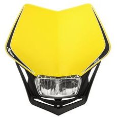 UNI PREDNÁ MASKA VRÁTANE SVETLÁ V-FACE FULL LED, RTECH (ŽLTÁ/ČIERNA)