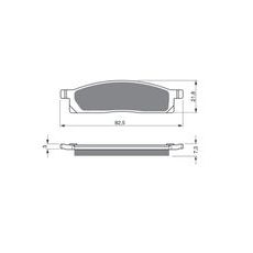 BRZDOVÉ OBLOŽENIE GOLDFREN 034 AD